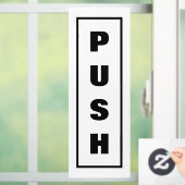 Türsignatur drücken, fensteraufkleber (Zuhause)