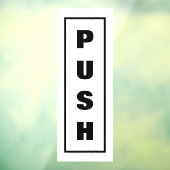 Türsignatur drücken, fensteraufkleber (Blatt 3)