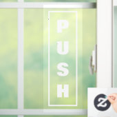 Türsignatur drücken, fensteraufkleber (Zuhause)