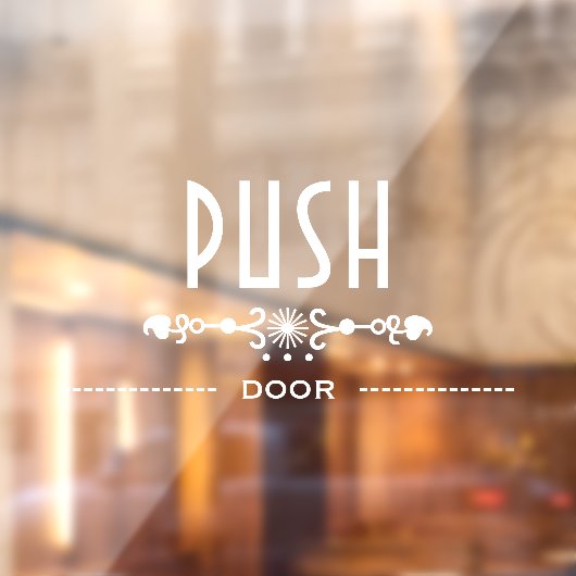 Türsignatur drücken, fensteraufkleber (Blatt 2)