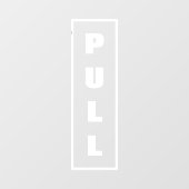 Türsignatur, Fensteraufkleber (Blatt)