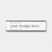 Türsignieren Sie Ihr Design Upload Türschild (Vorderseite )