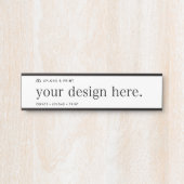 Türsignieren Sie Ihr Design Upload Türschild (Vorderseite )