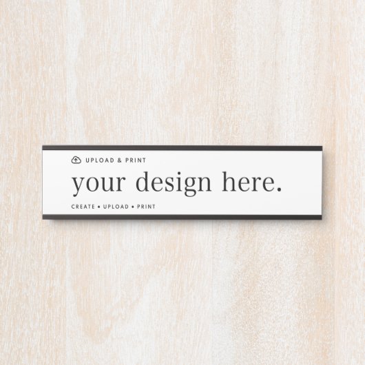 Türsignieren Sie Ihr Design Upload Türschild (Vorderseite )