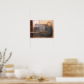 Türsperre für alte Messing Poster (Küche)