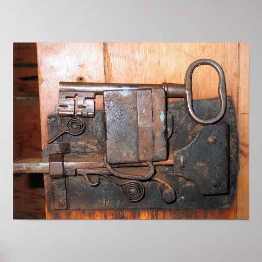 Türsperre für alte Messing Poster (Vorne)