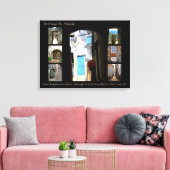 Türspuren Leinwanddruck (Insitu (Wohnzimmer))