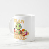 Turtally Adorable fun pudeln Niedlich Turtle Carto Kaffeetasse (Vorderseite Links)