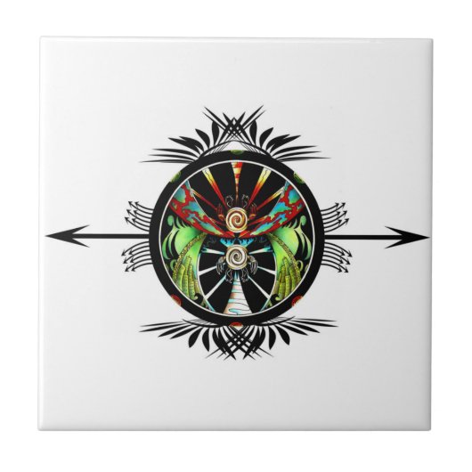 Turtelbilanz Fliese (Vorderseite)