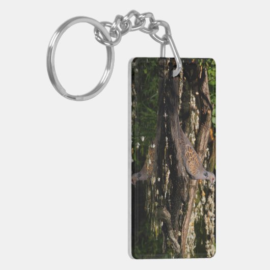 Turteltaube Schlüsselanhänger (Vorderseite links)