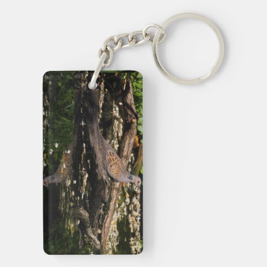 Turteltaube Schlüsselanhänger (Rückseite)