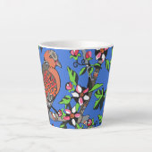 Turteltauben mit Apfelblüten Milchtasse (Vorderseite)