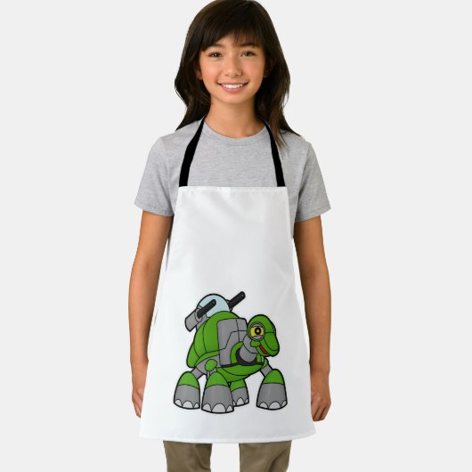 Turtle als Roboter mit Cannons Schürze (Insitu)