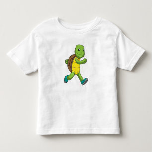 Turtle als Runner beim Laufen Kleinkind T-shirt