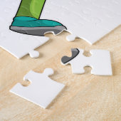 Turtle als Runner beim Laufen Puzzle (Seite)