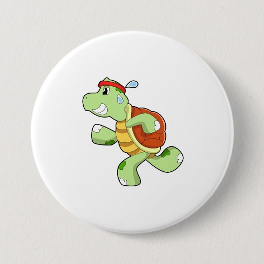 Turtle als Runner Button (Vorderseite)