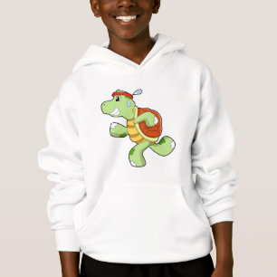 Turtle als Runner Hoodie