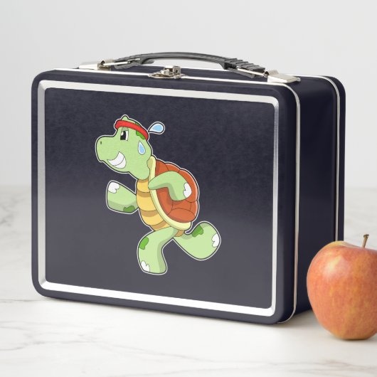 Turtle als Runner Metall Brotdose (Beispiel)