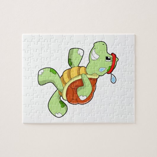 Turtle als Runner Puzzle (Horizontal)