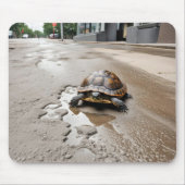 Turtle and City Pothole Puddle Mousepad (Vorne)