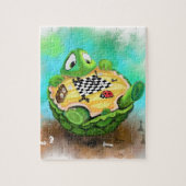 Turtle and Ladybug Playing Schach Jigsaw Puzzle Sp (Vertikal)