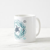 Turtle And Sea Kaffeetasse (VorderseiteRechts)