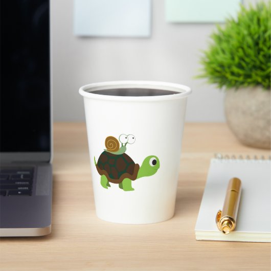 Turtle and Snail Coffee Pappbecher (InSitu)