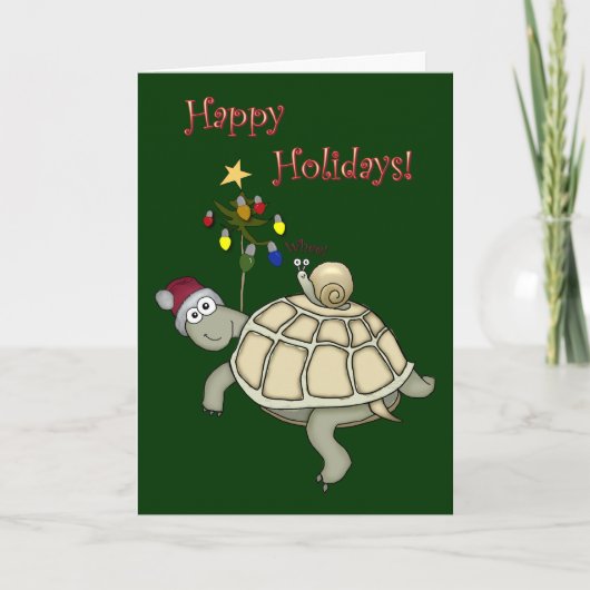Turtle and Snail Weihnachten (Vorderseite)