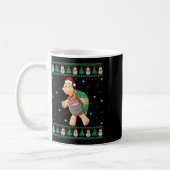 Turtle Animal Matching Family Ugly Christmas Sweep Kaffeetasse (Links)