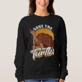 Turtle Animal Ocean Sea Turtle 1 Sweatshirt (Vorderseite)
