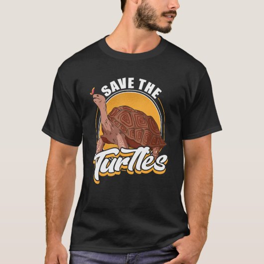 Turtle Animal Ocean Sea Turtle 1 T-Shirt (Vorderseite)