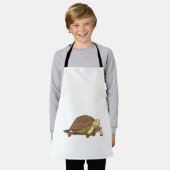 Turtle as Skater with Skateboard Schürze (Getragen)