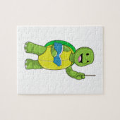 Turtle as Teacher with Book & Pointer Puzzle (Horizontal)