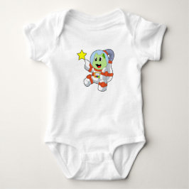 Turtle Astronaut Space Baby Strampler