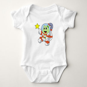 Turtle Astronaut Space Baby Strampler