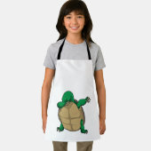 Turtle at Hip Hop Dance Dab Schürze (Insitu)