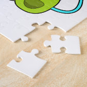 Turtle at Music mit Headphone Puzzle (Seite)