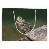 Turtle auf dem LaChute River Große Geschenktüte (Rückseite)