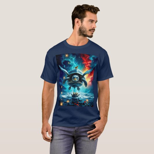 Turtle auf Mission T-Shirt (Vorne ganz)