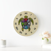 Turtle Ba-Gua Große Wanduhr (Zuhause)