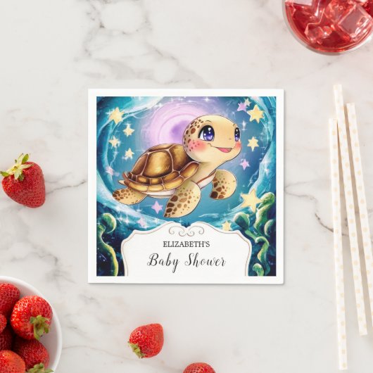 Turtle Baby Dusche Serviette (Beispiel)