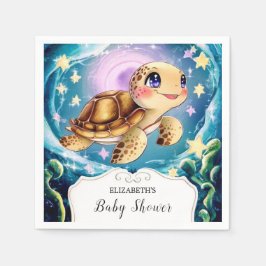 Turtle Baby Dusche Serviette