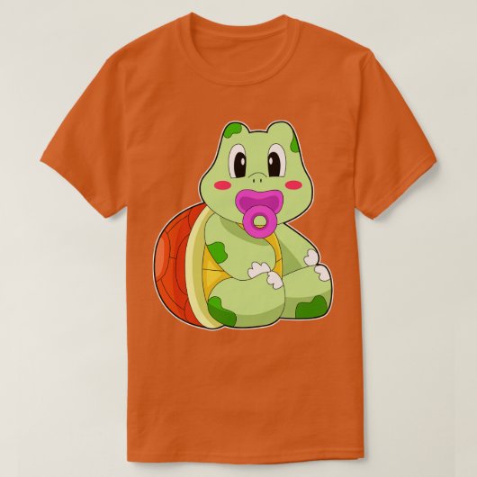 Turtle Baby Schnuller T-Shirt (Design vorne)