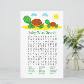 Turtle Baby Shooter Word Search Game (Stehend Vorderseite)