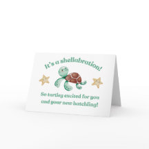 Turtle Baby Showcard