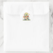 Turtle Baby Turtle Tank Lizard Runder Aufkleber (Tasche)