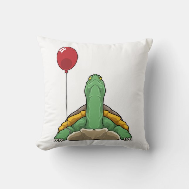 Turtle Balloon Kissen (Vorderseite)