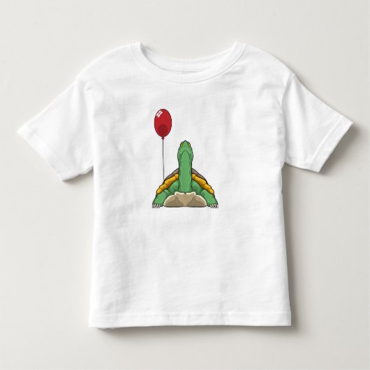 Turtle Balloon Kleinkind T-shirt (Vorderseite)