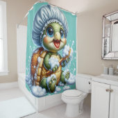 "Turtle Bath Time Fun" Duschvorhang (Beispiel)