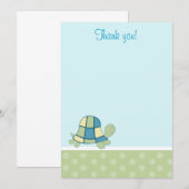 Turtle Bay Flat Card Vielen Dank Mitteilungskarte (Vorne/Hinten)